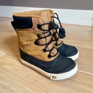 Merrell Boys Waterproof, Insulated Snow Bank 2.0 Snow Boots 11 little kids